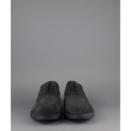 Fratelli Rossetti Francesina Uomo Camoscio Antracite Bucature All'Inglese Prezzo 320,00