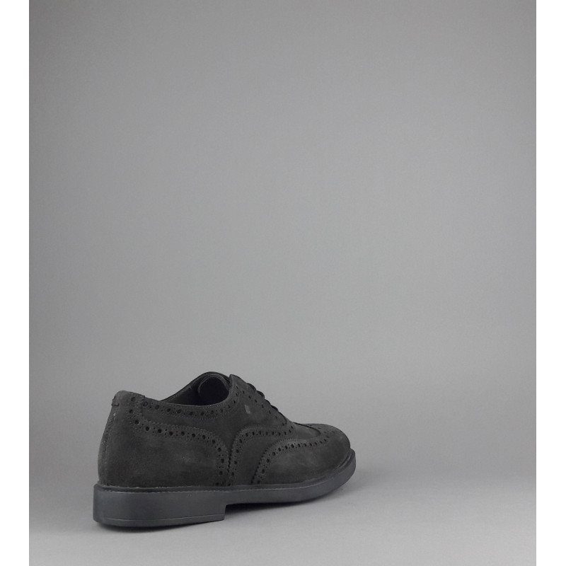 Fratelli Rossetti Francesina Uomo Camoscio Antracite Bucature All'Inglese Prezzo 320,00