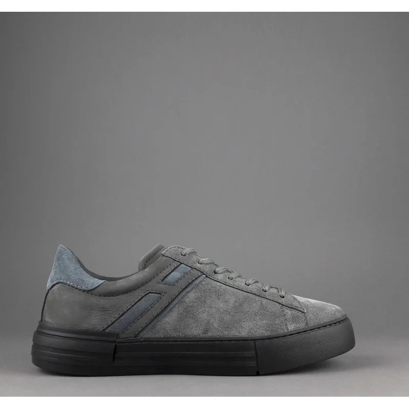 Hogan " Sneakers Rebel Uomo Camoscio Nabuk Grigio Prezzo 320,00