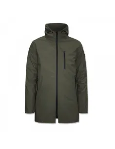 Homeward / / Giubbino Uomo Double Halmstad Tessuto Gommato Verde Militare Prezzo 280,00