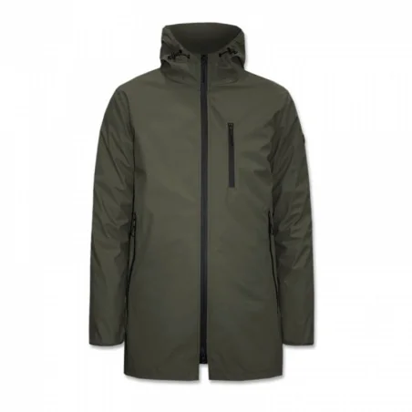 Homeward Giubbino Uomo Double Halmstad Tessuto Gommato Verde Militare Prezzo 280,00