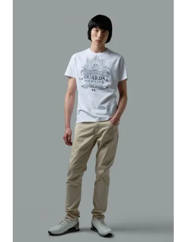 La Martina _ _ T-Shirt Uomo Cotone Fit Regular Bianco Prezzo 70,00