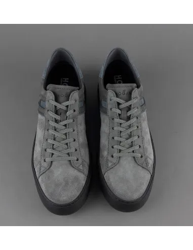 Hogan " Sneakers Rebel Uomo Camoscio Nabuk Grigio Prezzo 320,00