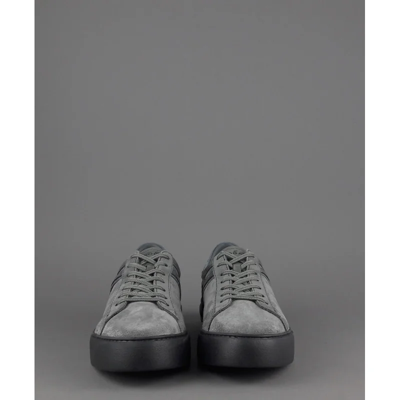Hogan Sneakers Rebel Uomo Camoscio Nabuk Grigio Prezzo 320,00