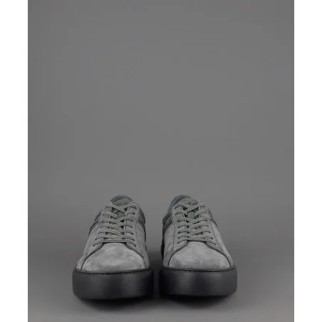 Hogan Sneakers Rebel Uomo Camoscio Nabuk Grigio Prezzo 320,00