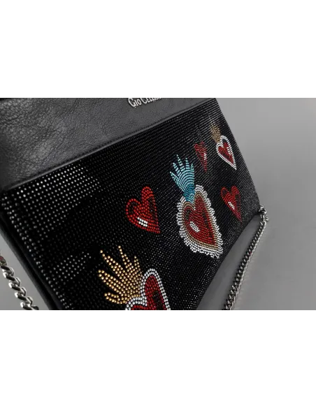 Gio Cellini Pochette Strass Donna Ecopelle Nero Prezzo 110,00