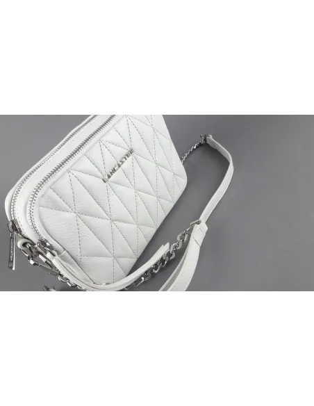 Lancaster Paris _ Borsa Camera Case Donna Pelle Matelasse Bianco Opaco Prezzo 148,00