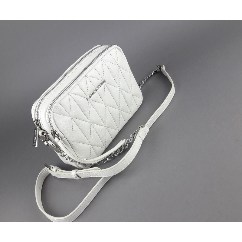 Lancaster Paris _ Borsa Camera Case Donna Pelle Matelasse Bianco Opaco Prezzo 148,00