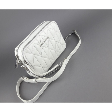 Lancaster Paris _ Borsa Camera Case Donna Pelle Matelasse Bianco Opaco Prezzo 148,00