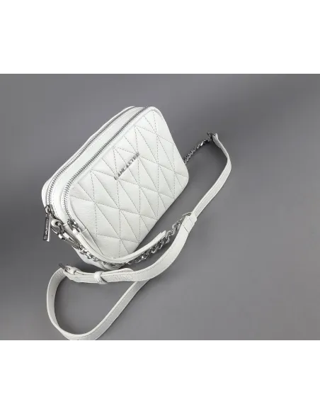 Lancaster Paris _ Borsa Camera Case Donna Pelle Matelasse Bianco Opaco Prezzo 148,00
