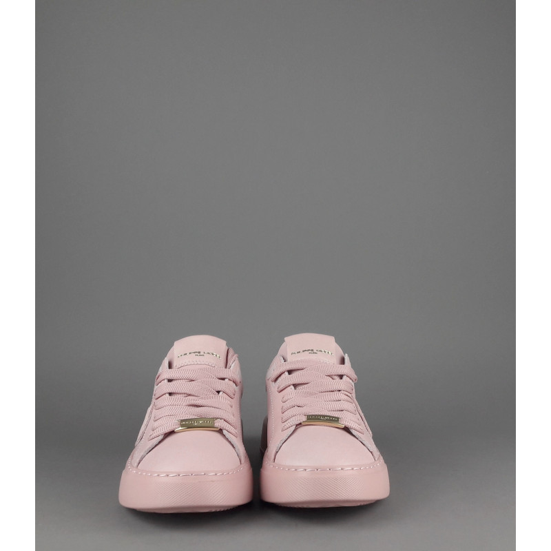 Philippe Model --- Sneakers Donna New Temple Pelle Rosa Antico Prezzo 310,00