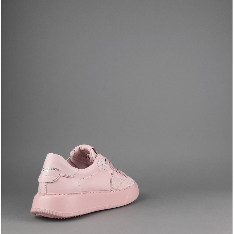 Philippe Model --- Sneakers Donna New Temple Pelle Rosa Antico Prezzo 310,00