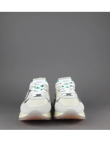 Philippe Model --- Sneakers Donna La Rue Camoscio Tela Bianco Opaco Avorio Prezzo 350,00