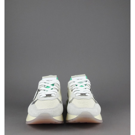 Philippe Model Sneakers Donna La Rue Camoscio Tela Bianco Opaco Avorio Prezzo 350,00