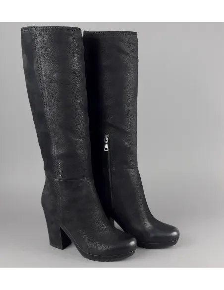 Prada / SA Stivale Alto Donna Pelle Capra Nero Prezzo 440,00