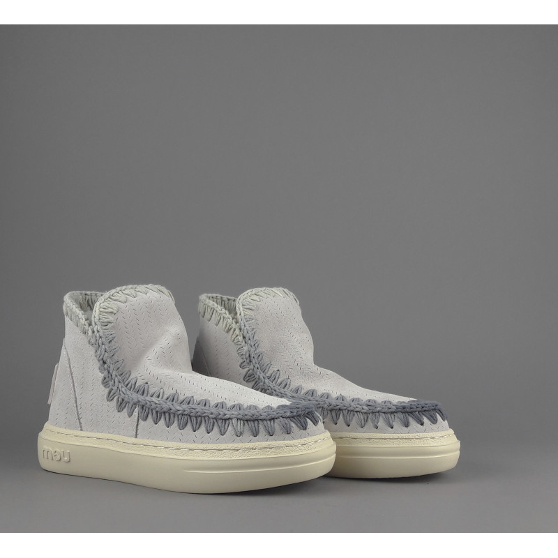 Mou Summer Eskimo Sneakers Donna Camoscio Traforato Grigio Charo Prezzo 190,00