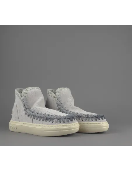 Mou - - Summer Eskimo Sneakers Donna Camoscio Traforato Grigio Charo Prezzo 190,00