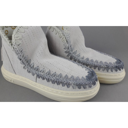 Mou Summer Eskimo Sneakers Donna Camoscio Traforato Grigio Charo Prezzo 190,00