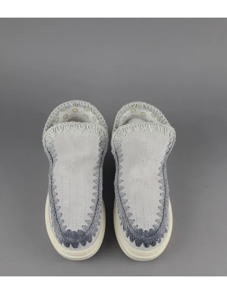 Mou - - Summer Eskimo Sneakers Donna Camoscio Traforato Grigio Charo Prezzo 190,00