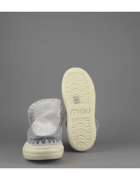 Mou - - Summer Eskimo Sneakers Donna Camoscio Traforato Grigio Charo Prezzo 190,00