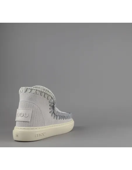 Mou - - Summer Eskimo Sneakers Donna Camoscio Traforato Grigio Charo Prezzo 190,00
