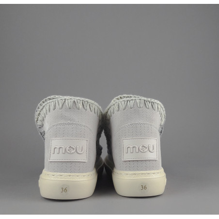 Mou Summer Eskimo Sneakers Donna Camoscio Traforato Grigio Charo Prezzo 190,00