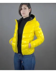 Colmar Piumino Corto Donna Giallo Cappuccio Fisso Prezzo 440,00