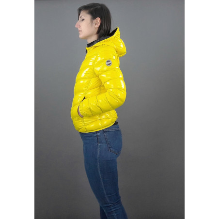 Colmar Piumino Corto Donna Giallo Cappuccio Fisso Prezzo 440,00