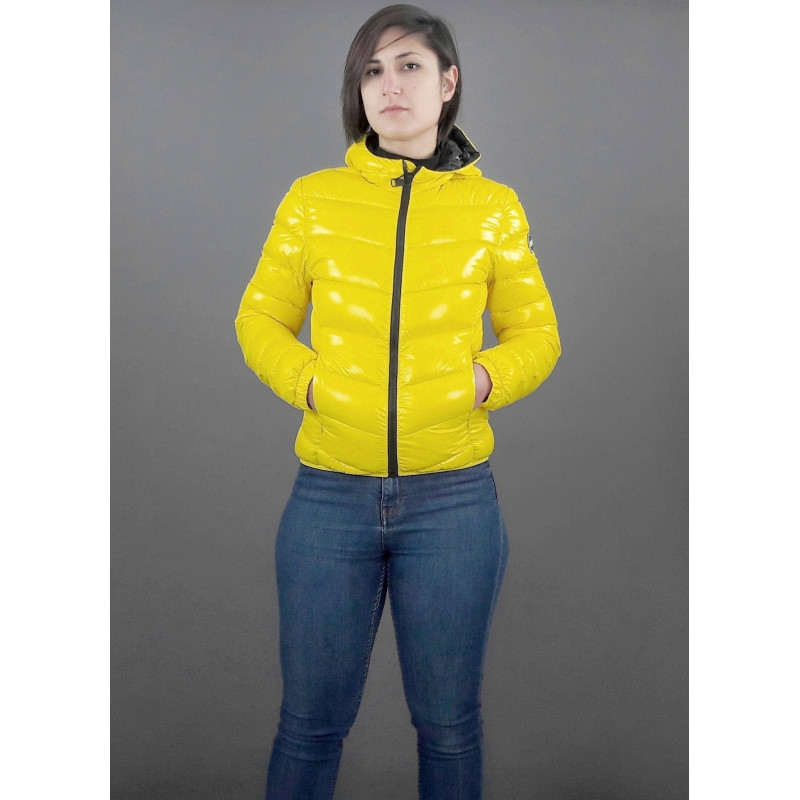Colmar Piumino Corto Donna Giallo Cappuccio Fisso Prezzo 440,00
