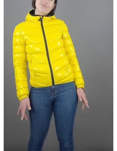 Colmar Piumino Corto Donna Giallo Cappuccio Fisso Prezzo 440,00