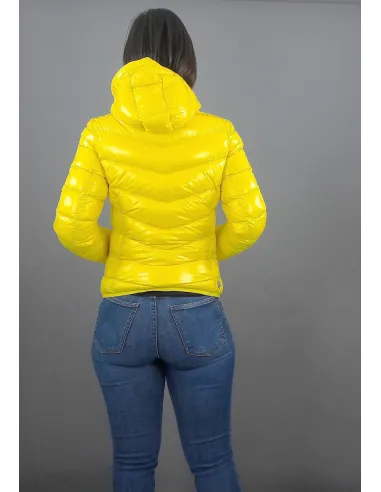 Colmar Piumino Corto Donna Giallo Cappuccio Fisso Prezzo 440,00