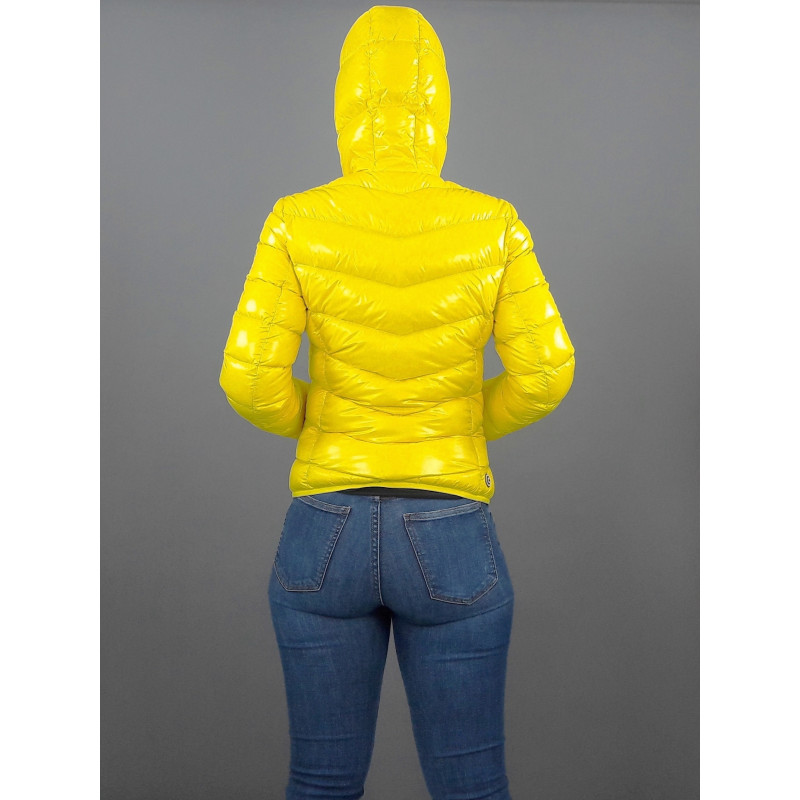 Colmar Piumino Corto Donna Giallo Cappuccio Fisso Prezzo 440,00
