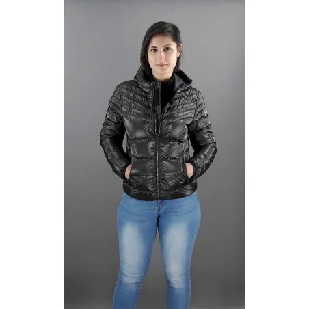 Colmar Piumino Donna Tessuto Effetto Metal Nero Prezzo 380,00