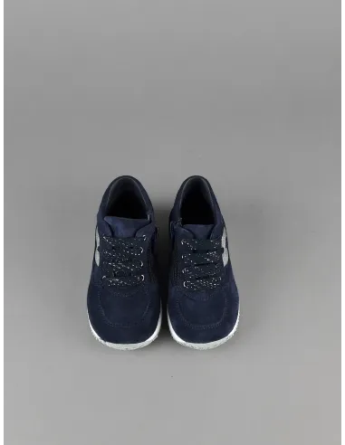 Hogan Interactive Junior Baby Camoscio Blu Scuro Prezzo 160,00