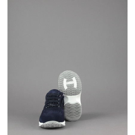 Hogan Interactive Junior Baby Camoscio Blu Scuro Prezzo 160,00