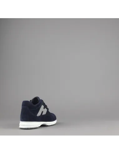 Hogan Interactive Junior Baby Camoscio Blu Scuro Prezzo 160,00