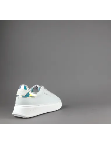 Serafini - - Sneakers Connors Donna Pelle Bianco Spoiler Iridescente Prezzo 210,00