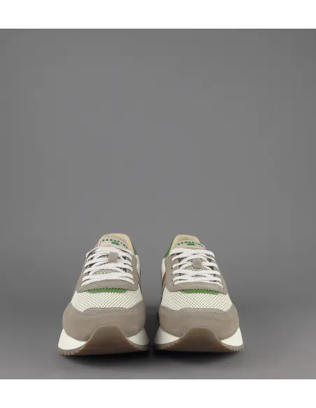 Serafini - - Sneakers Torino Uomo Camoscio Tela Talpa Spoiler Pelle Prezzo 190,00