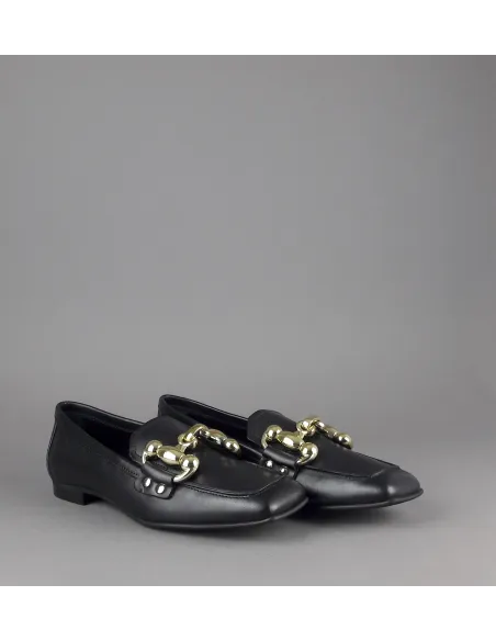 Janet & Janet Mocassino Donna Victoria Pelle Nero Prezzo 190,00