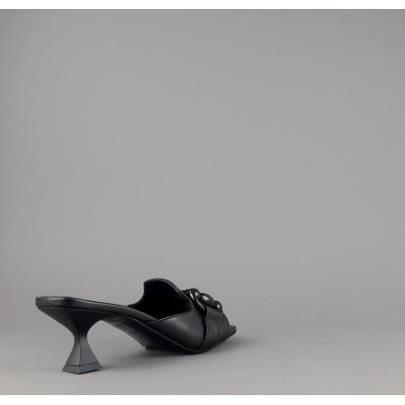 Janet & Janet Sandalo Donna Victoria Pelle Nero Prezzo 190,00