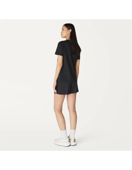 K-Way Shorts Marcella Donna In Nylon Stretch Nero Prezzo 70,00