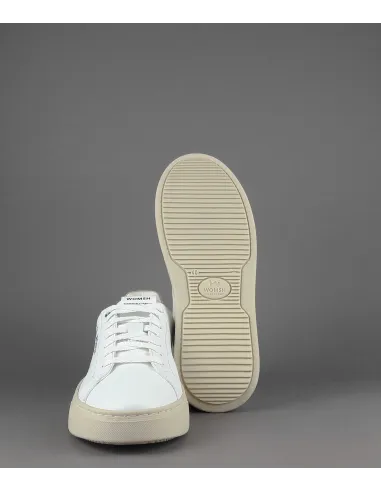 Womsh Sneakers Uomo Snik Pelle Bianco Beige Prezzo 220,00