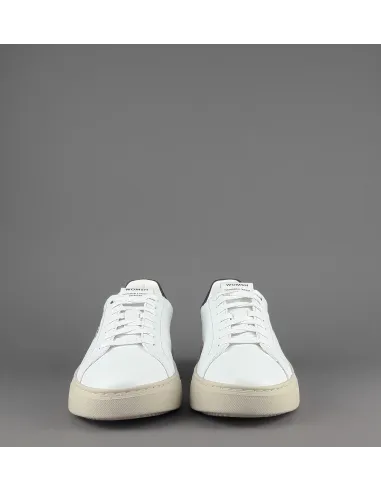 Womsh Sneakers Uomo Snik Pelle Bianco Blu Scuro Prezzo 220,00