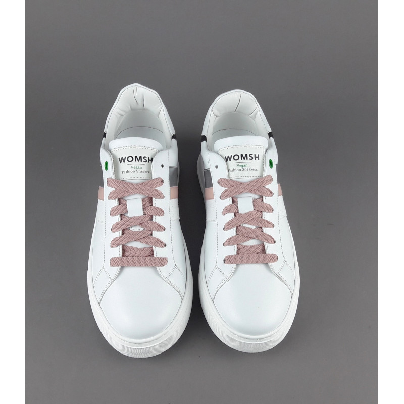 Womsh - - Sneakers Donna Kingston Appelskin Bianco Prezzo 190,00