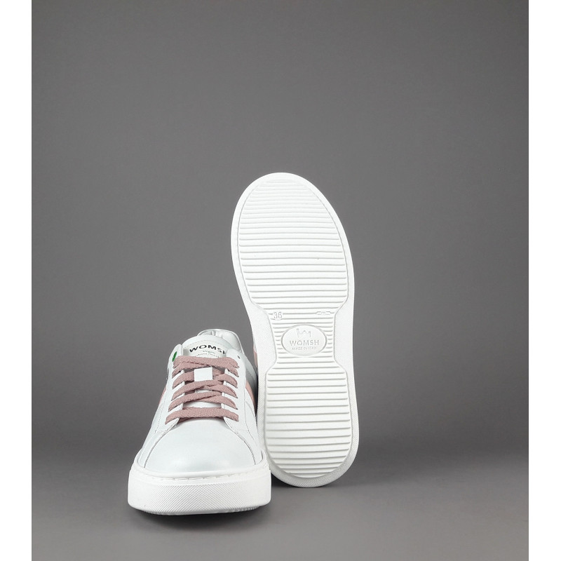 Womsh - - Sneakers Donna Kingston Appelskin Bianco Prezzo 190,00