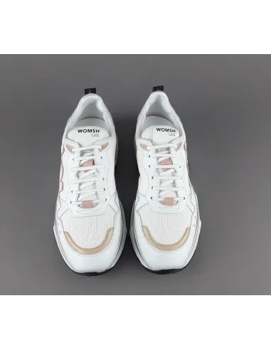 Womsh Eco Sneakers Donna Futura Appleskin Nylon Bianco Prezzo 260,00