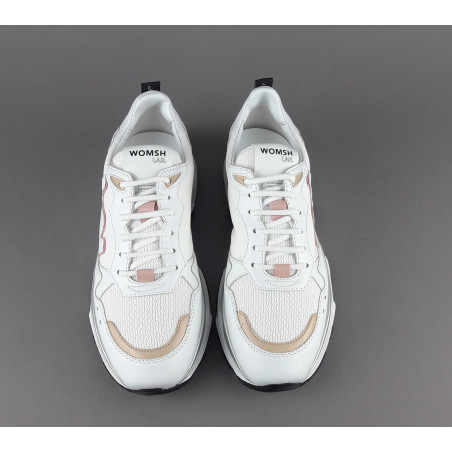 Womsh - - Eco Sneakers Donna Futura Appelskin Bianco Prezzo 260,00