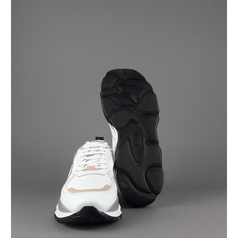 Womsh - - Eco Sneakers Donna Futura Appelskin Bianco Prezzo 260,00