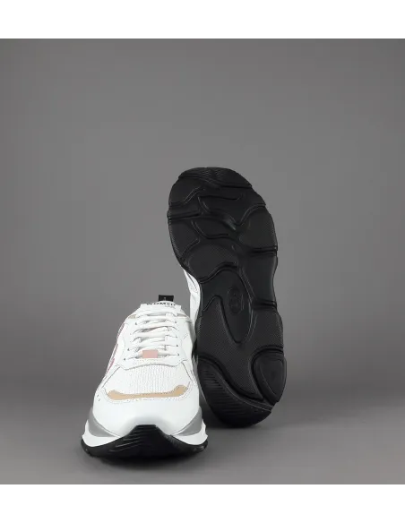 Womsh - - Eco Sneakers Donna Futura Appelskin Bianco Prezzo 260,00