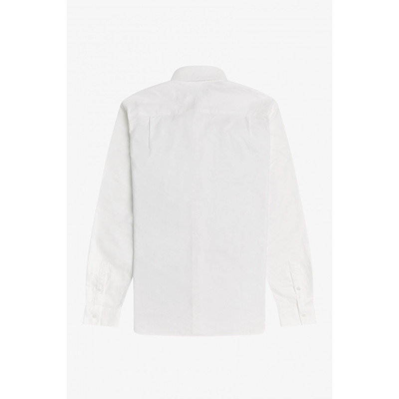 Fred Perry Camicia Uomo Cotone Oxford Bianco Button-Down Prezzo 150,00